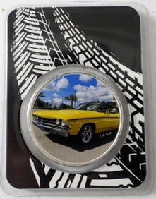 1oz .999 SILVER CHEVELLE ROUND