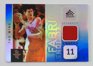 YAO MING UD PATCH CARD 06/50