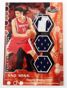 YAO MING TOPPS PATCH CARD 61/99