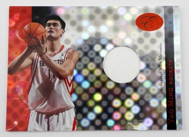 YAO MING TOPPS PATCH CARD 29/49
