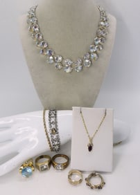 SPARKLING BRACELETS RINGS & NECKLACES