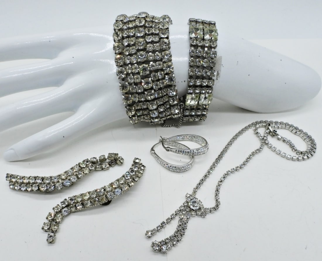 RHINESTONE BRACELETS, SHOE CLIPS & MORE (1 of 4)