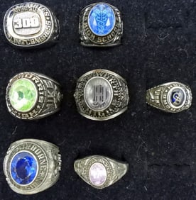 (7) CLASS RINGS