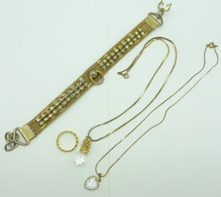 VTG RHINESTONE BRACELET & MORE