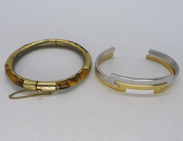 (2) VINTAGE BRACELETS AVON TIGERS EYE