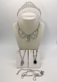 RHINESTONE TIARA  & MORE