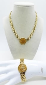 RUSSIAN RUBLES NECKLACE & BRACELET