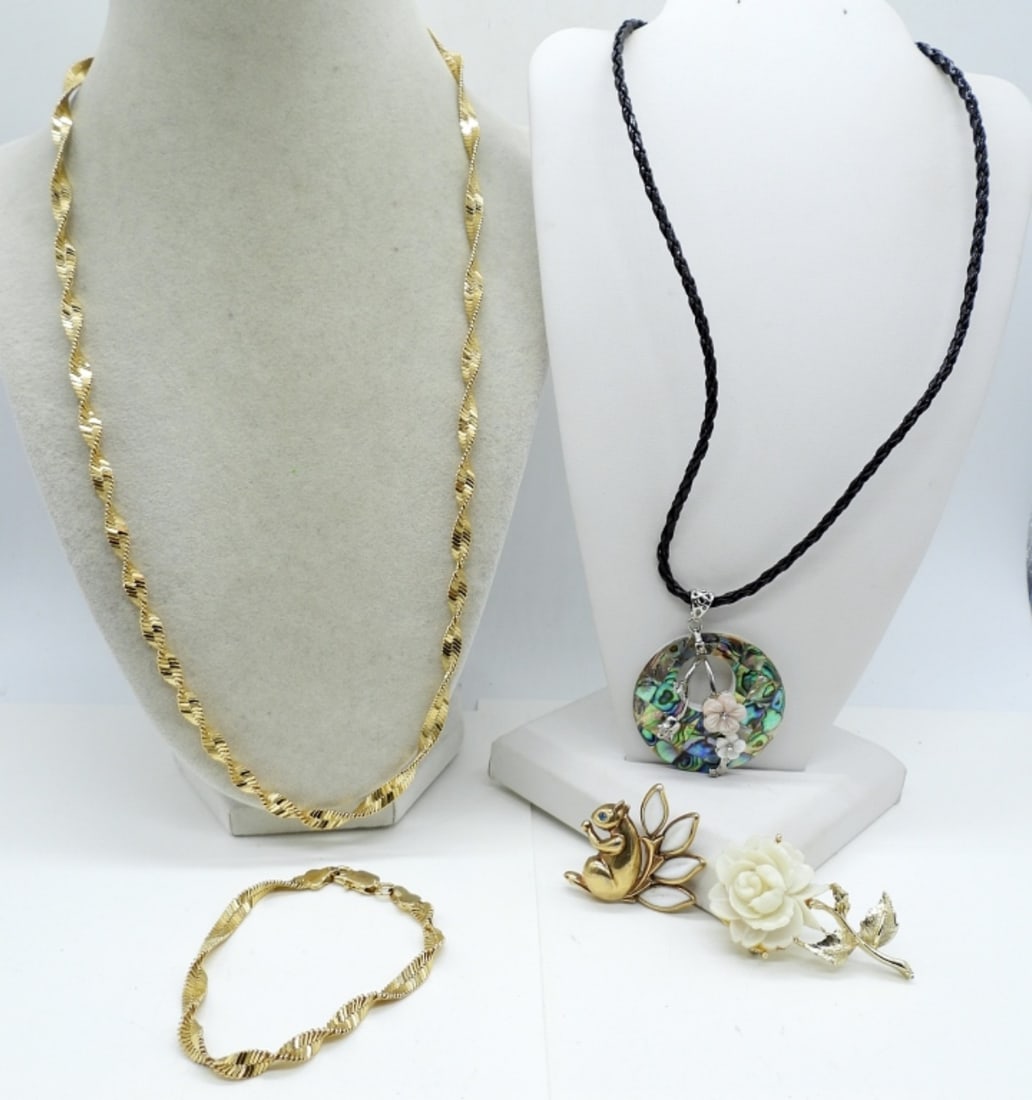 STUNNING ABALONE NECKLACE & MORE (1 of 2)