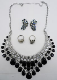 BIG RHINESTONE NECKLACE & MORE