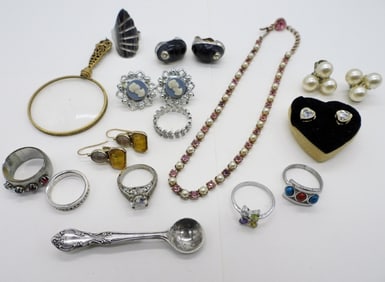 RINGS, EARRINGS, MISC JEWELRY