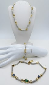 VTG CABLE STYLE NECKLACES & BRACELET