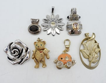 (7) UNIQUE PENDANTS