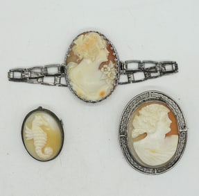 CAMEO BRACELET, PIN & PENDANT