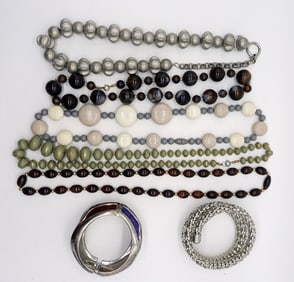 (8) CHUNKY NECKLACES & BRACELETS