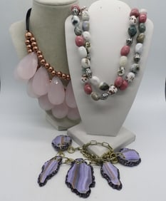 JOAN RIVERS, CAROLYN POLLACK NECKLACES