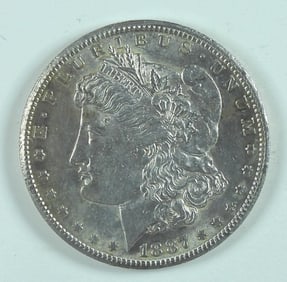 1887-S MORGAN SILVER DOLLAR