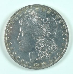 1890-O MORGAN SILVER DOLLAR
