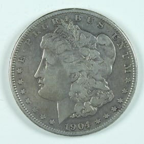 1904-S MORGAN SILVER DOLLAR