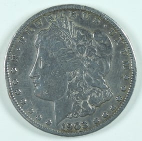1903-S MORGAN SILVER DOLLAR