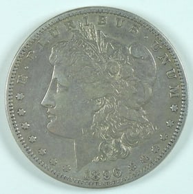 1896-S MORGAN SILVER DOLLAR