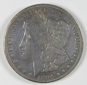 1894-S MORGAN SILVER DOLLAR