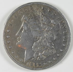 1892-S MORGAN SILVER DOLLAR
