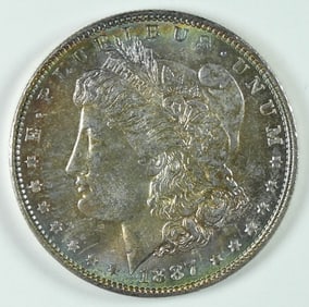 1887 MORGAN SILVER DOLLAR