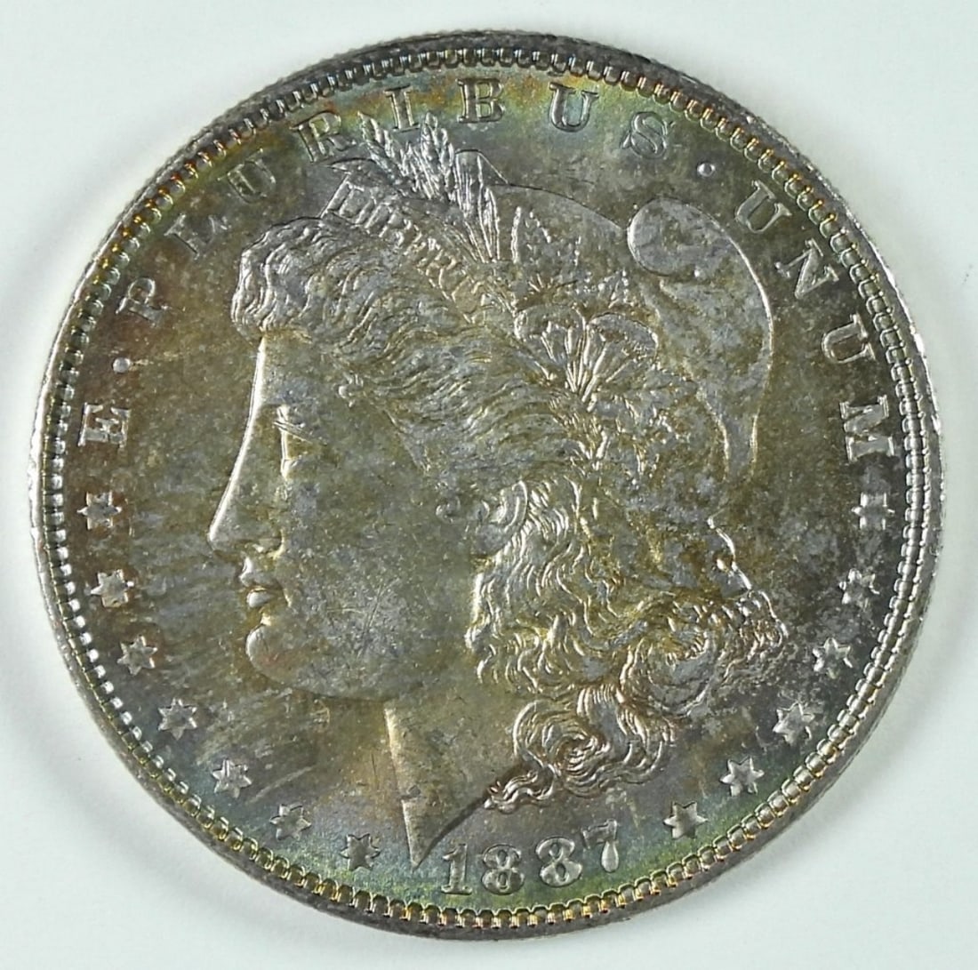 1887 MORGAN SILVER DOLLAR (1 of 2)