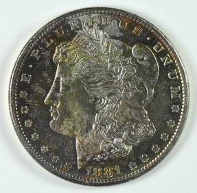 1881-S MORGAN SILVER DOLLAR