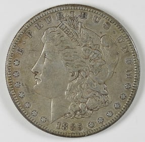1885-S MORGAN SILVER DOLLAR