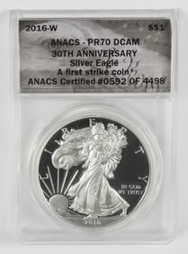 2016-W AMERICAN SILVER EAGLE ANACS