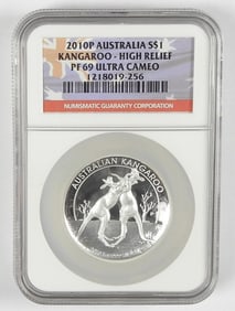 2010-P AUSTRALIA $1 KANGAROO NGC