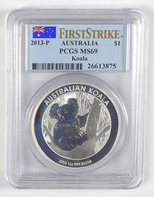 2013 AUSTRALIA KOALA PCGS MS69