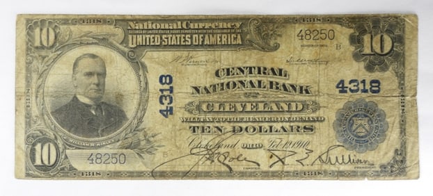 1902 $10 CLEVELAND, OH NATL NOTE
