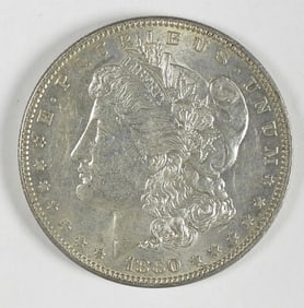 1880-O MORGAN SILVER DOLLAR