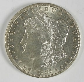 1887-S MORGAN SILVER DOLLAR