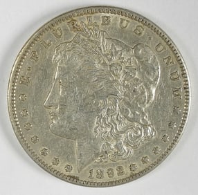 1892 MORGAN SILVER DOLLAR