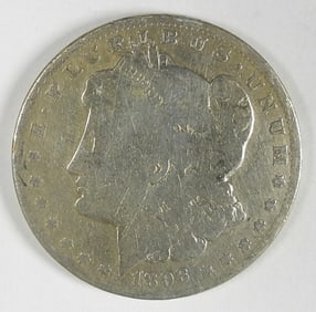 1893-O MORGAN SILVER DOLLAR