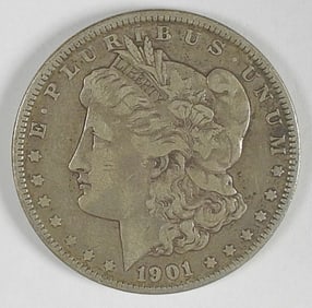 1901 MORGAN SILVER DOLLAR