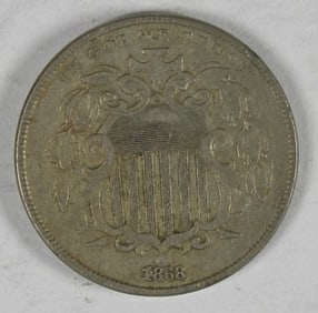 1868 SHIELD NICKEL