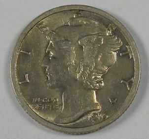 1916-S MERCURY SILVER DIME