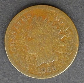 1869-INDIAN HEAD
