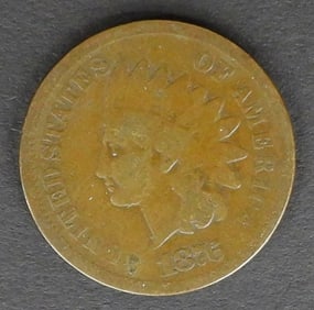 1876-INDIAN HEAD-BRONZE