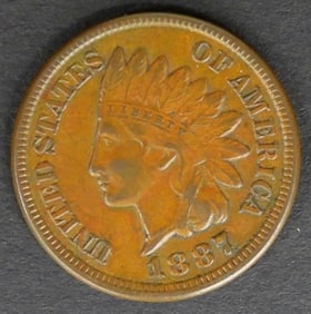 1887-INDIAN HEAD-BRONZE