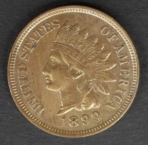 1899-INDIAN HEAD-ONE CENT