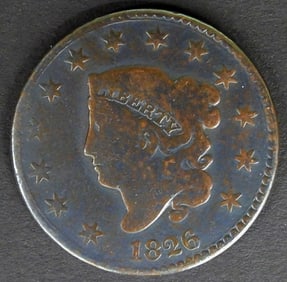 1826-MATRON LIBERTY HEAD LARGE CENT