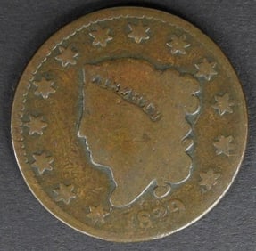 1829-MATRON LIBERTY HEAD LARGE CENT