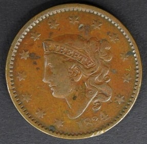 1834-MATRON LIBERTY HEAD LARGE CENT