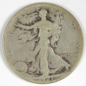 1921-S WALKING LIBERTY HALF DOLLAR