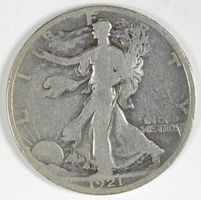 1921-D WALKING LIBERTY HALF DOLLAR